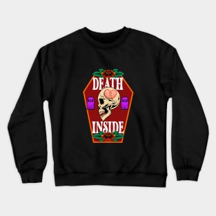 Vintage Skull - Death Inside Crewneck Sweatshirt